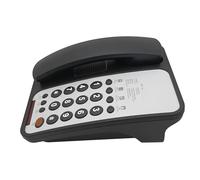Corded Telephone Basic Landline Phone for Seniors Analog Home with Redial Corded Small Desk Guest Room Telephone Hotel Guest Room
