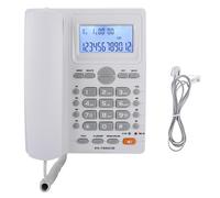 Corded Telephone with LCD Display and Speakerphone with Answering Machine Big Button Landline Telephone with Speaker, Basic Calculater, Caller ID for Seniors Home Hotel Office