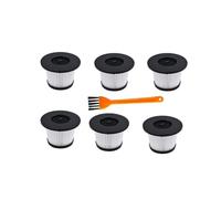 Corded Vacuum Cleaner Filter Accessory Replacement. Comaptible For MooSoo K24, K27。Vacuum Cleaner Filter Can Be Washed (Color : 6Pcs filter)