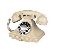 Corded Vintage Telephone, Retro Landline Phones for Home, Single-Line Old-Fashioned House Phone with Loud Ringtone for Seniors, Classic Antique Desk Phones for Office/Hotel