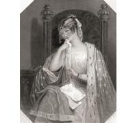 Cordelia. Principal female character from Shakespeare's play King Lear. From Shakespeare Gallery published c.1840. Poster Print by Ken Welsh (12 x 16)