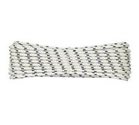 Corderie Italiane 6000419 - 00 Braid Nautica, 04 mm-020 MT, White with Blue Plastic Label, Color: White with Blue Marker