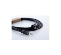 Cordial 14831 Jack Audio Cable Black PVC 0.50m 3.5mm to 3.5mm