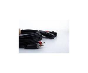 Cordial 14852 Cable XLR to RCA 1.5m Black Audio Video Cable Assemblies