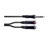 Cordial 14890 Cordial 14890 Jack 6.3 mm Y adapter 1xStereo 2xMono ...