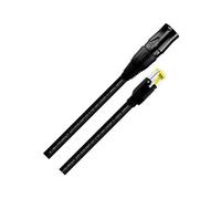 Cordial 15547 RJ45 Network cable CAT 5e S/UTP Black PUR coating 1.50 m