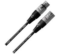 Cordial CFM 5 FM XLR Cable Black 1x XLR socket to 1x XLR plug 5m A...