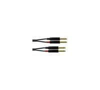 Cordial CFU 3 PP Connection Cable 3 M 2X 6.3Mm Mono/2X 6.3Mm Mono