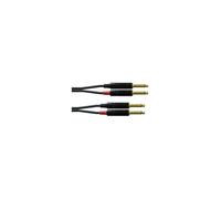 CORDIAL CFU 3 PP Connection Cable 3 M 2X Jack 6.3Mm Mono/2X Jack 6.3Mm Mono