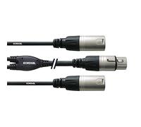 Cordial CFY 0.3 FMM Y-Adaptor Cable XLR Female / 2x XLR Male 0.3 m