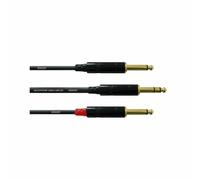 CORDIAL CFY 6 VPP Adapter Cable 6 M Jack 6.3 Mm Stereo/2 X Jack 6.3 Mm Mono