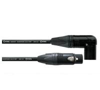 Cordial CPM 1 FMR Microphone Cable With Right Angle XLR Male 1M