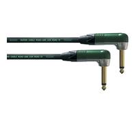 Cordial CRI 0.3 RR Asymmetrical Connection Cable Right-Angled Jack 6.3 mm Mono Gold/Right-Angled Jack 6.3 mm Mono Gold Length 0.3 m