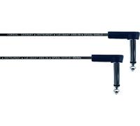 CORDIAL - ECL EI0.45RR -Flat Patch Cable for Guitar Angled Jack 45 cm