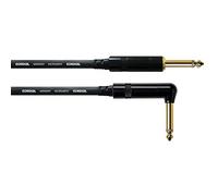 Cordial Intro 6m Straight to Angled Instrument and Guitar Cable