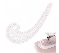 Cordial Mart 42cm Metric French Curve Sewing Ruler | Flexible Clear PVC French Curve Ruler, High Precision Metric Scale for Dressmaking, Pattern Design & Tailoring
