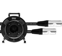 CORDIAL - Network cable reel CAT 7A etherCON 100 m, NEUTRIK plug NE8MX6 - ECL CSE100NN7A-PURLRUN-SD.