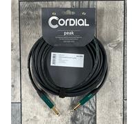 Cordial CRI6PP Encore 6m Straight to Straight Instrument and Guitar Cable, Black