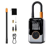 Cordless 150PSI Digital Tyre Inflatorو Rechargeable Portable Air Compressor Pump for Car, Bike, Motorcycle, Balls, 5V Battery-Powered Air Pump with LED Light, Preset Pressure & Auto Shutoff