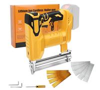 Cordless 18GA Brad Nailer for Dewalt 18V 20V Max Battery, 2 in 1 Electric Stapler Nailer Gun with 500 Nails and 500 Staples, Dual Protection Design, for Home Improvement, Woodworking (No Battery)