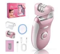 Cordless 2-in-1 Electric Lady Shaver & Epilator for Women - 2-Speed USB-Rechargeable Portable Women's Razor for Gentle Hair Removal for Face,Legs,Body & Bikini Area -Portable Trimmer Ladies Shaver