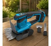Cordless 2 In 1 Hedge Trimmer, Battery Powered, Dual Blade Grass Shear