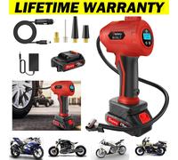 AA Car Essentials 12V Compact Tyre Inflator AA5007 - For Cars Vans Motorbikes Vehicles Inflatables Bicycles - PSI BAR KPA 0-80 PSI - Includes Adaptors, Black