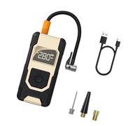 Cordless Air Compressor 10 Second Inflation Digital Monitor 5 Preset Modes for Tires Motorcycles Bikes Sports Equipment Portable Tire Inflator Digital Display