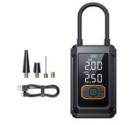 Cordless Air Compressor 150PSI Aluminum Tire Pumps With Digital Pressure Gauges For Car Bikes Balls Two Charging Car Tire Pumps With Flashlights And Powerbanks