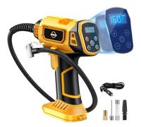 Cordless Air Compressor for Dewalt 20V Max Battery,150PSI Portable Tire Inflator Handheld Air Pump with Digital Pressure Gauge for Cars Motorcycles Bikes Sport Balls (No Battery)