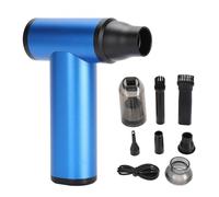 Cordless Air Duster Electric Air Blower 110000RPM Powerful Turbofan USB Rechargeable Portable Handheld for Home Car Keyboard Cleaning Aluminum Alloy ABS