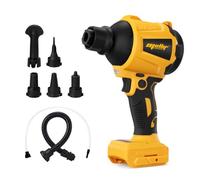 Cordless Air Pump Air Duster for Dewalt 20V Battery(Battery Not Included), Handheld Brushless Compressed Air Mattress Pump Air Blower w/ 3 Speeds & 7 Nozzles & 336MPH for Home Cleaning, Outdoor