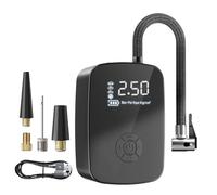 Cordless Air Pump - Handheld Tyre Compressor, Rechargeable Air Inflator | Quick Fill Digital Tyre Pump with Auto Shut Off, LED Emergenccy Light, Compact Air Pump for Car SUV Bike Motorcycle Travel
