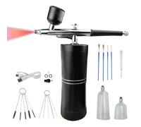 Cordless Airbrush,Rechargeable Airbrush kit,3 Adjustable air Pressure Settings,High Pressure Airbrush for Nails Art, Painting, Cake Decor, Cookie, Mode, Makeup, Barber