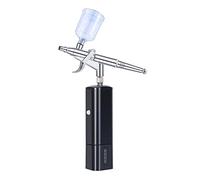 Cordless Airbrush with Compressor Kit Easy Use Power Display Type C Hose Pneumatic Tool Effortless Precision Consistent Spray(18cm)