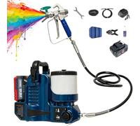Cordless Airless Paint Sprayer, High-Efficiency 1.1 L/Min Flow Rate, 6-Speed Adjustable Turbine for Walls, Ceilings, Fences, and Outdoor Furniture