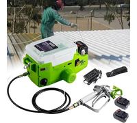 Cordless Airless Paint Sprayer, Portable Electric Spray Gun for Home and Outdoor Use, 6 Speed with 1.5m Hose