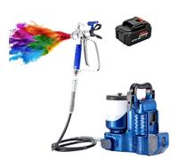 Cordless Airless Paint Sprayer with Lithium Battery, Adjustable Pressure for DIY Projects