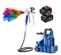 Cordless Airless Paint Sprayer with Lithium Battery, Adjustable Pressure for DIY Projects