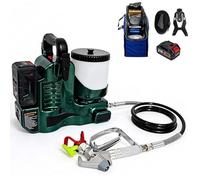 Cordless Airless Spraying Machine, Portable High-Pressure Electric Spray Gun, Lithium Battery Powered, 6-Speed Adjustable for Latex Paint and House Painting