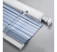 Cordless Aluminium Venetian Blinds Waterproof Blackout Shades Easy Fit No Drill Window Drapes for Home & Office Day & Night Style 150cm x 200cm Size
