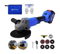 Cordless Angle Grinder Brushless Motor Angle Cutting Tool 4-1/2 Inch with 6.0Ah Lithium-Ion Battery and Charger for Makita