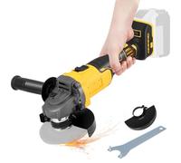 Cordless Angle Grinder Compatible with Dewalt 20V Battery DOYFAY 125mm Brushless Angle Grinder 10000RPM for Cutting, Grinding (Bodyl Only, No Battery)