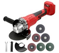 Cordless Angle Grinder Compatible with Makita 18V Battery, 125mm M14 23000RPM Brushless Angle Grinder Tool, 3 Variable Speeds Electric Power Grinder for Cutting, Grinding(Battery Not Included)