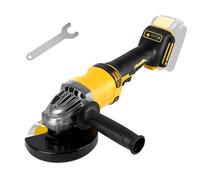 Cordless Angle Grinder for Dewalt 18V/20V Battery, 125mm 10000RPM Brushless Grinding Tool with M14 Shaft, 3-Speed Battery Grinder for Cutting, Grinding and Polishing (Single)