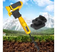 Cordless Auger Post Hole Digger Electric Garden Drill Bit for FencesSpiral AugerIncluded Gardening Tool