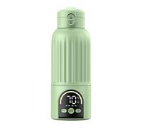 Cordless Baby Milk Bottle Warmer 30W Type C Rechargeable 500ML Rapid Heating Cup with Temperature Display for Newborns Portable Baby Bottle Warmer