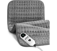 Cordless Back Heat Pad for Back Pain Relief, Portable Heated Back Warmer with Adjustable Straps, Lower Back Massager with 3 Heating Levels, Heating Waist Belt for Period, Gifts (Dark Grey-24 Inch)
