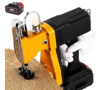 Cordless Bag Closer Sewing Machine, Handheld Bag Stitcher with 36V 2600mAh Battery, 0.2-10mm Sewing Thickness, Manual/Automatic Double Tangent, for Rice/Sack/Woven/Paper/Plastic Bags