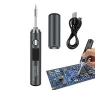 Cordless Battery Powered Soldering Iron - LED Digital Display Fast Heating Auto Standby Repair Tool - Soldering Iron For Precision Repair | For Electro Components